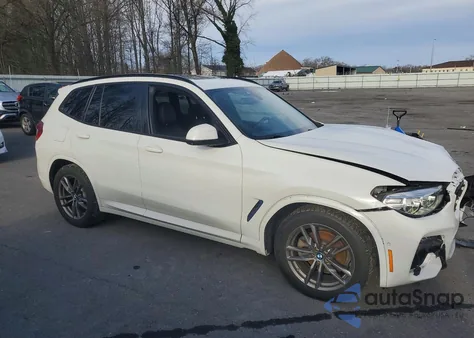 2020 BMW X3 xDrive30I z USA, uszkodzony, nr VIN 5UXTY5C04L9C01366